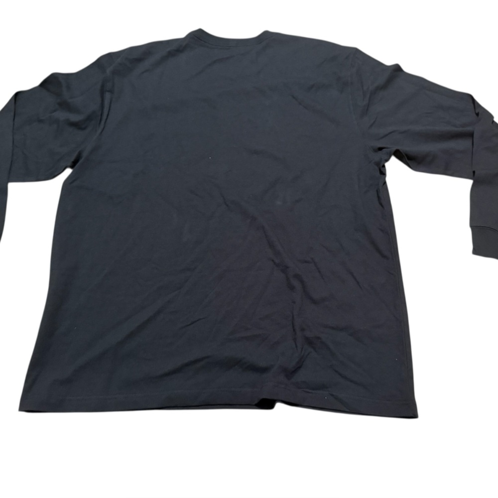 Carhartt Men's Long Sleeve Tee shirt loose fit black size XL chest‎ pocket - Picture 2 of 10